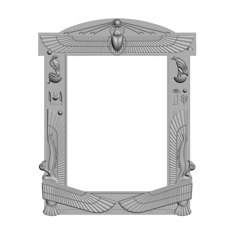 картинка Рама резная D14-524 3D-STL.COM