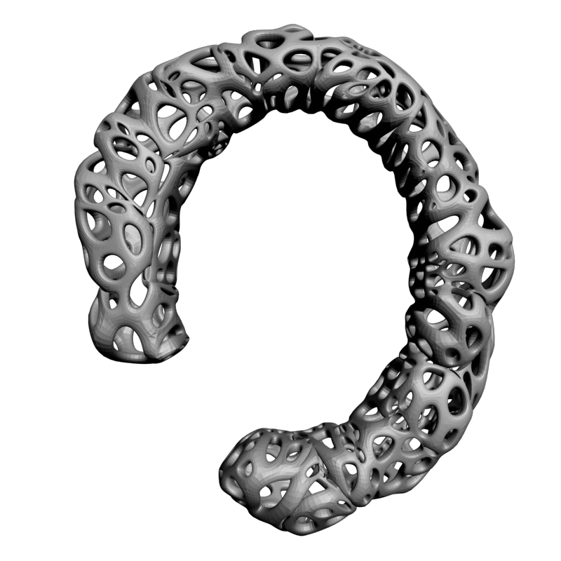 картинка Браслет эскалации - Вороной RY1-026 3D-STL.COM