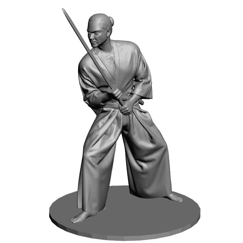 картинка Японский воин L3-218 3D-STL.COM