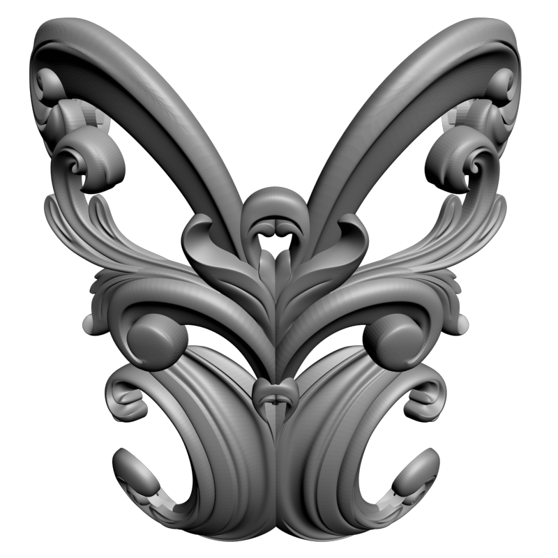 картинка Накладка декоративная D10-443 3D-STL.COM
