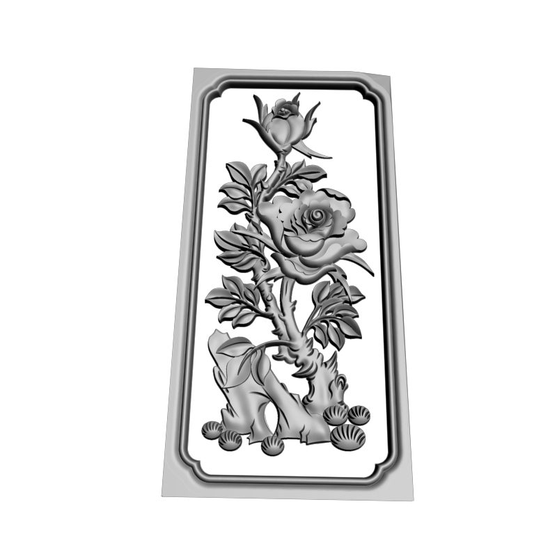 картинка Нарды с цветами PI2-138 3D-STL.COM