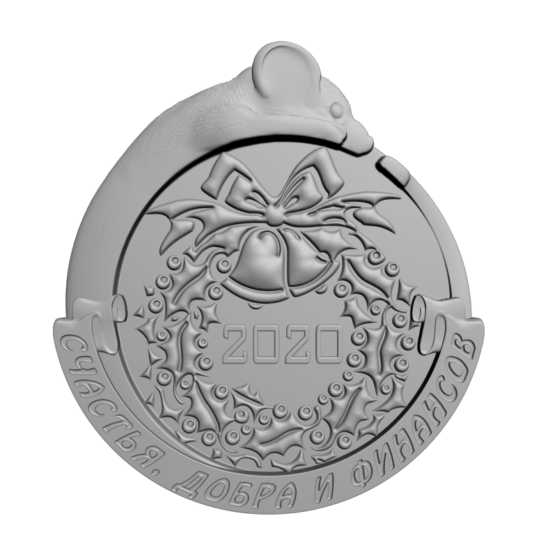 картинка 2020 год RP4-011 3D-STL.COM