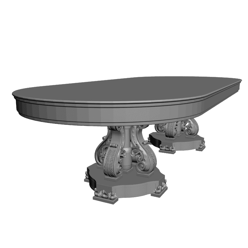 картинка Стол овальный M8-067 3D-STL.COM