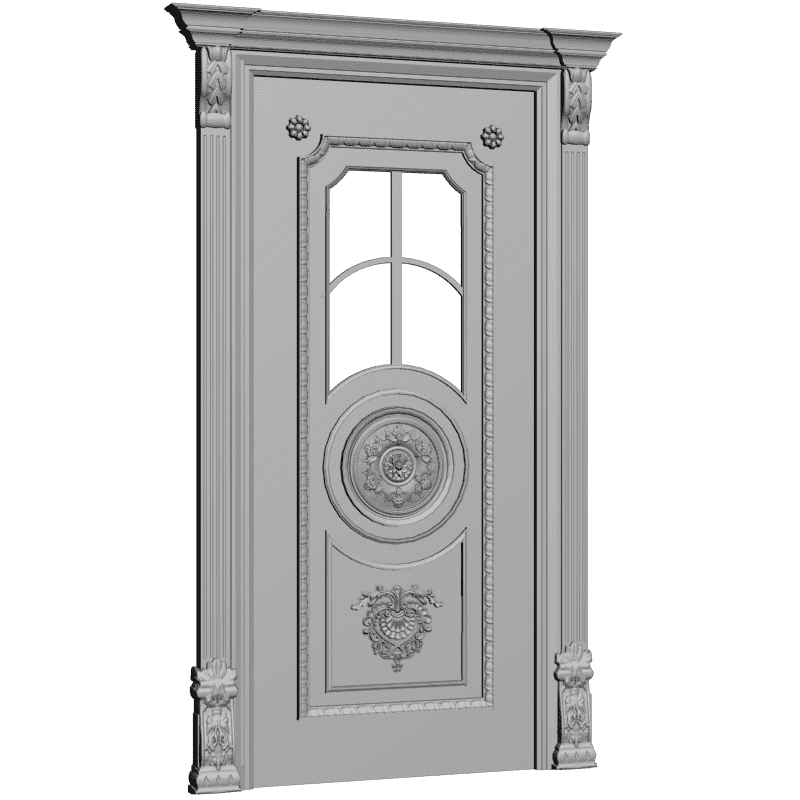 картинка Двери резные H3-064 3D-STL.COM