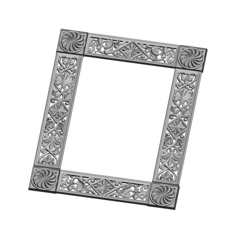 картинка Рамка резная D14-586 3D-STL.COM
