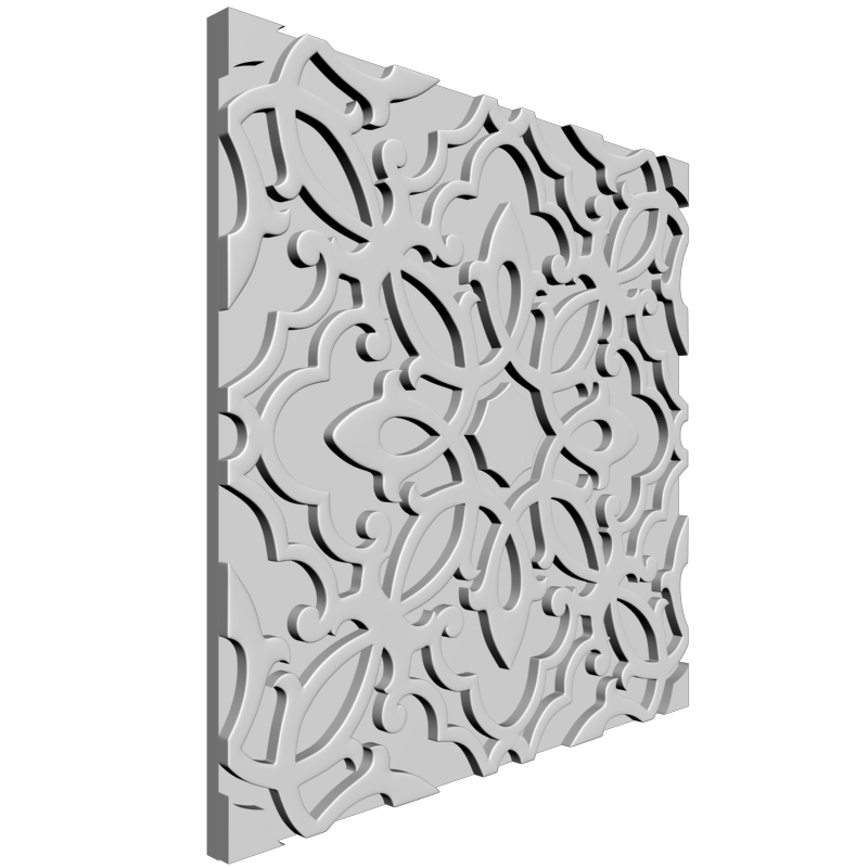 картинка Панель резная D11-126 3D-STL.COM