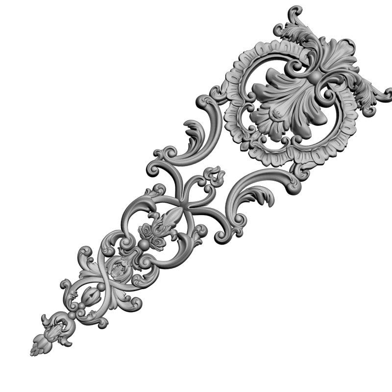 картинка Накладка декоративная D10-323 3D-STL.COM
