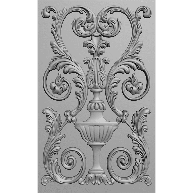 картинка Панель резная D11-059 3D-STL.COM