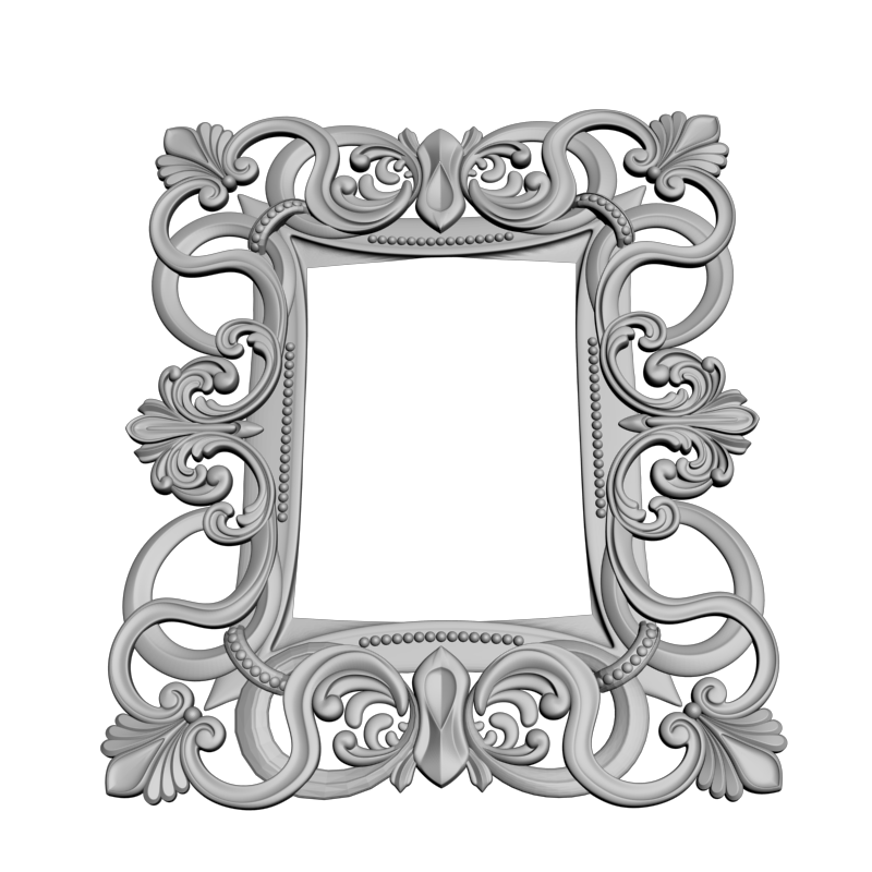 картинка Рама резная D14-516 3D-STL.COM