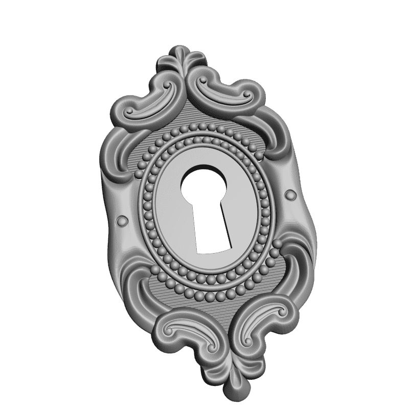 картинка Накладка на замок P4-273 3D-STL.COM