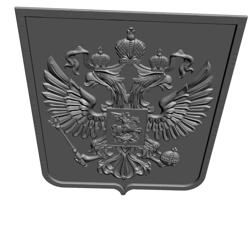 картинка Герб России RG1-089 3D-STL.COM