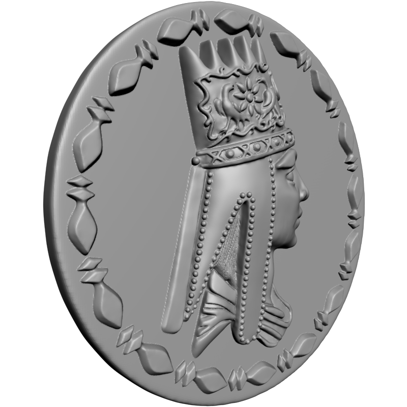картинка В короне L1-096 3D-STL.COM