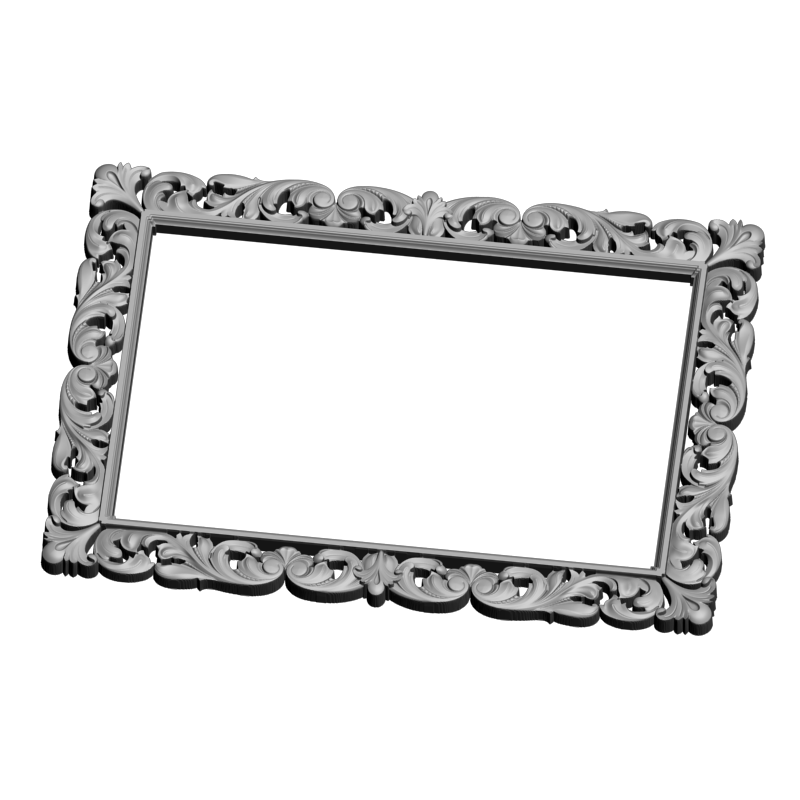 картинка Рамка резная D14-611 3D-STL.COM
