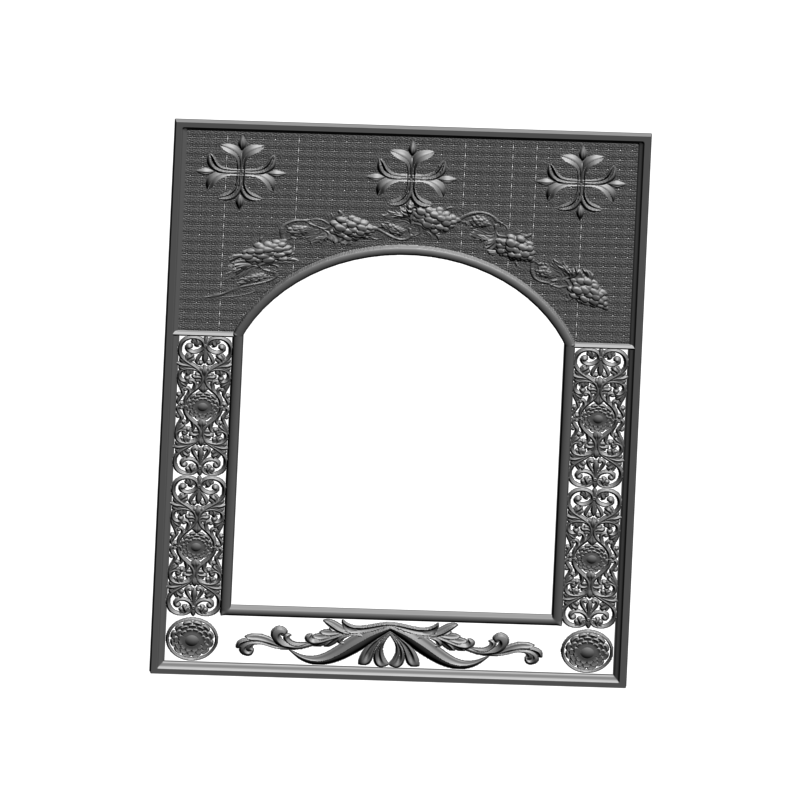 картинка Рамка резная D14-610 3D-STL.COM