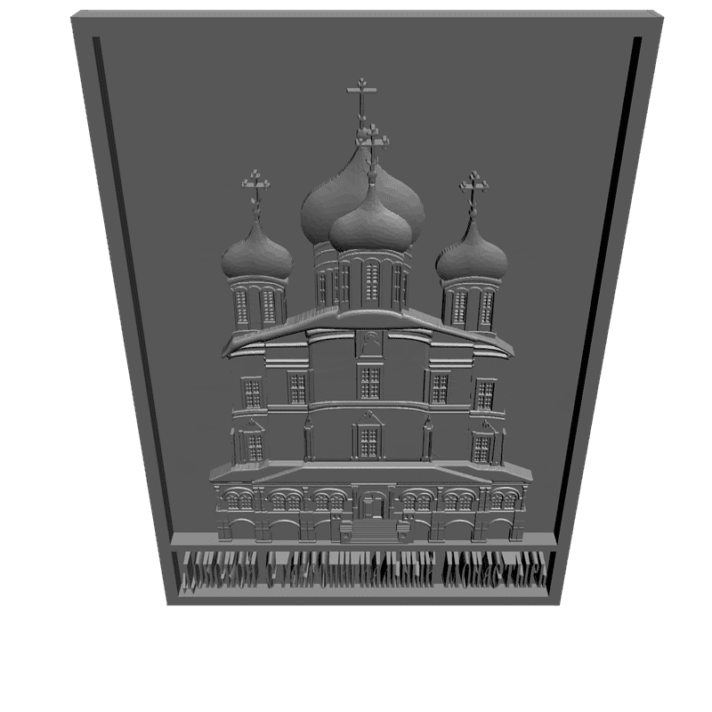 картинка Донской монастырь D12-053 3D-STL.COM