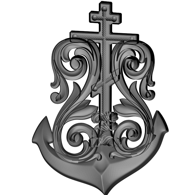картинка Якорь P4-496 3D-STL.COM