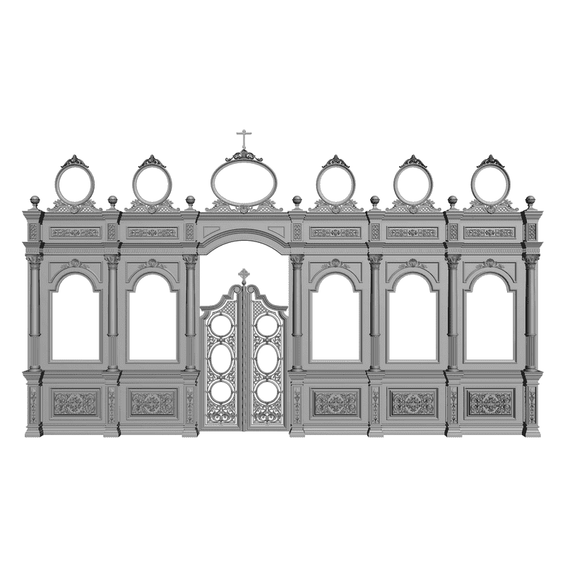 картинка Иконостас V2-001 3D-STL.COM
