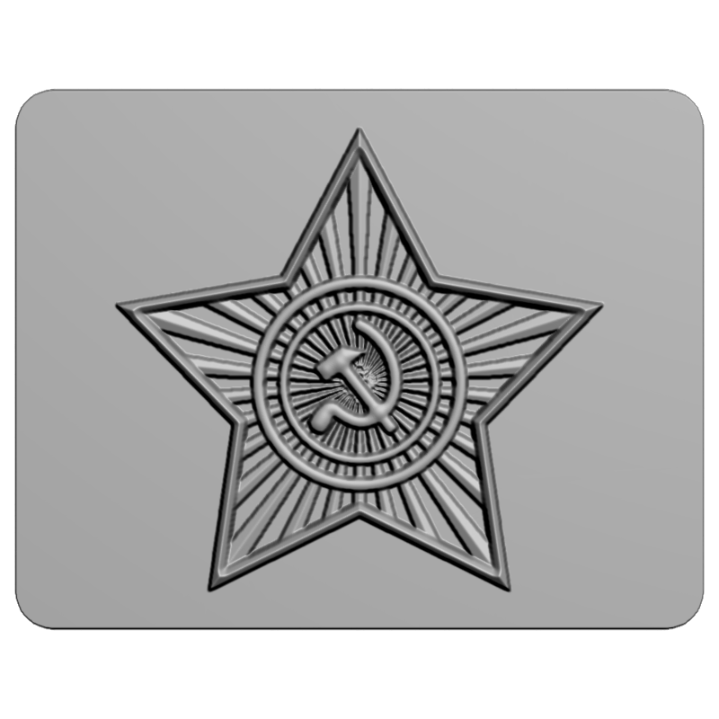 картинка Бляшка от солдатского ремня P4-357 3D-STL.COM