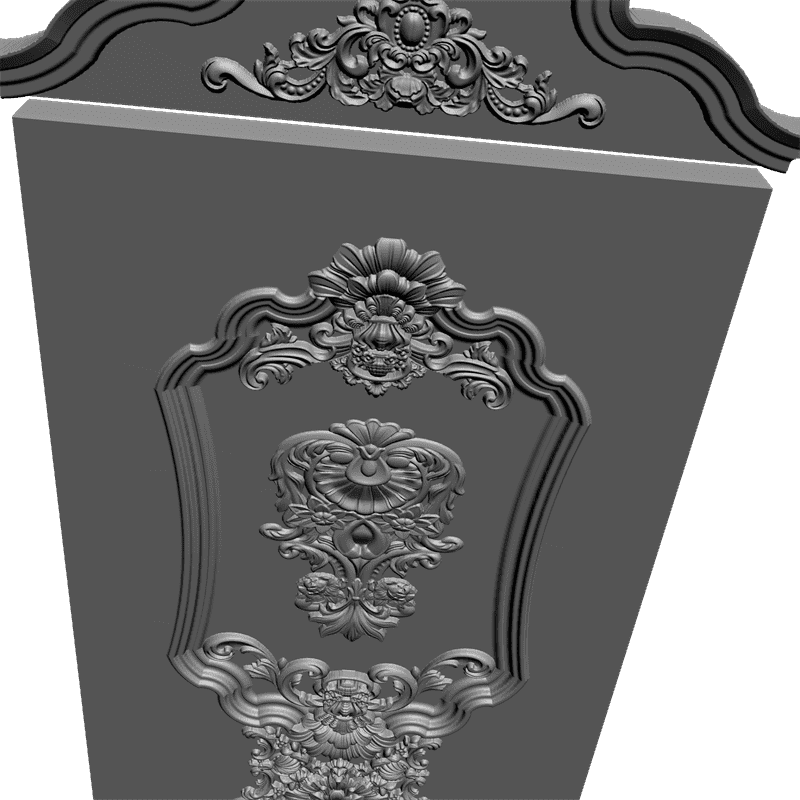 картинка Дверь резная H3-033 3D-STL.COM