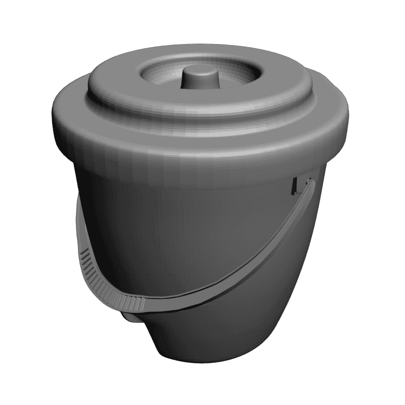 картинка Ведро P4-280 3D-STL.COM