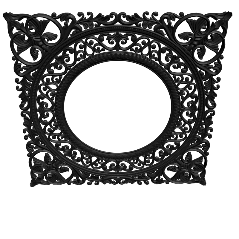 картинка Рама резная D14-539 3D-STL.COM