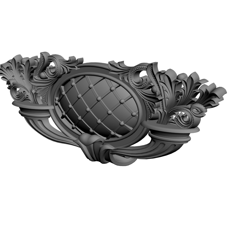 картинка Резная накладка D10-331 3D-STL.COM