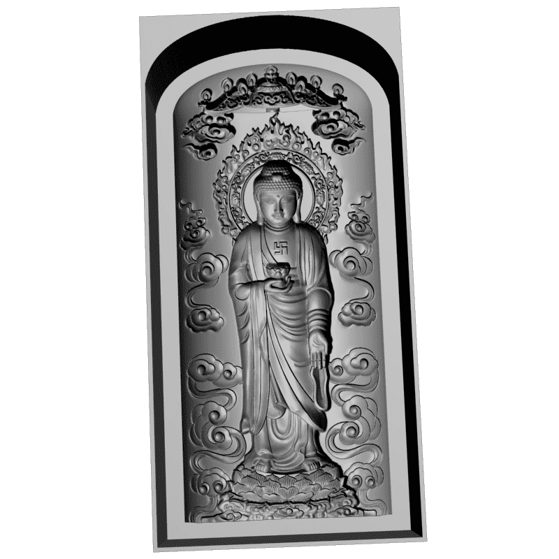 картинка Будда в полный рост V9-094 3D-STL.COM
