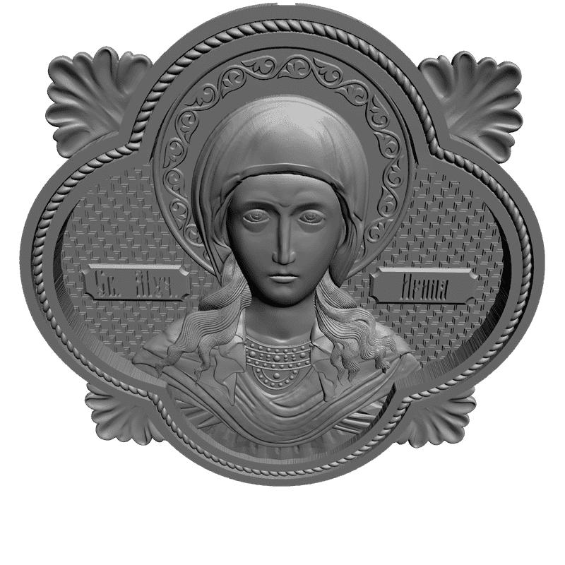 картинка Святая Ирина V3-045 3D-STL.COM