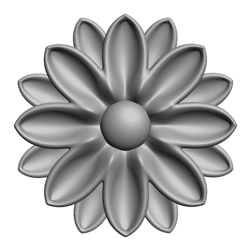 картинка Розетка резная D16-220 3D-STL.COM