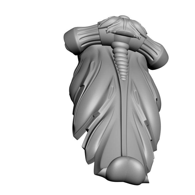 картинка Кронштейн резной D9-195 3D-STL.COM