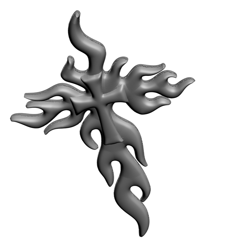 картинка Крест V5-013 3D-STL.COM