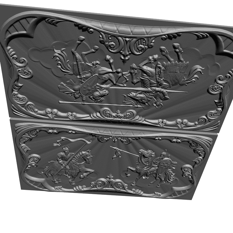 картинка Всадники PI2-001 3D-STL.COM