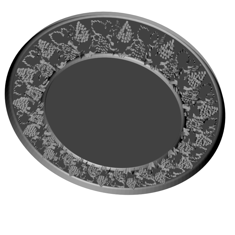 картинка Рамка резная D14-604 3D-STL.COM