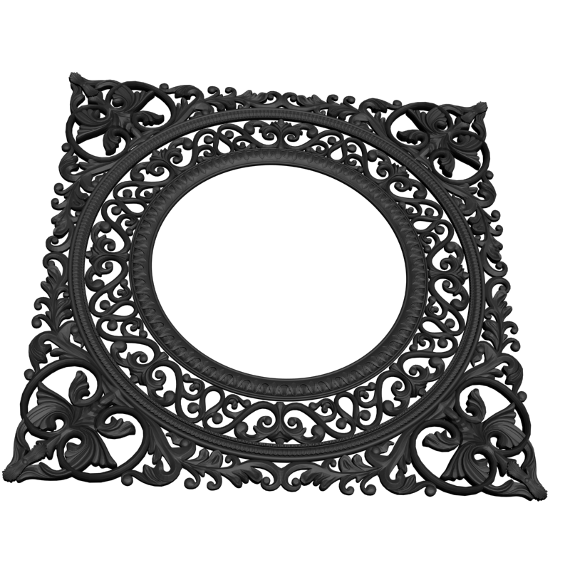 картинка Рама резная D14-539 3D-STL.COM
