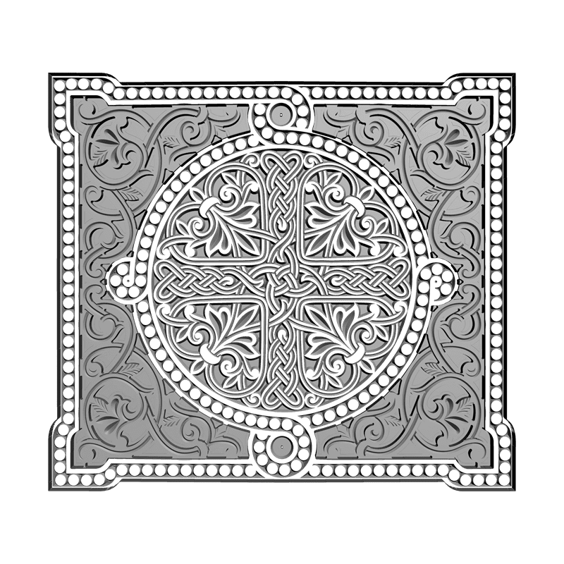 картинка Панель резная D11-034 3D-STL.COM