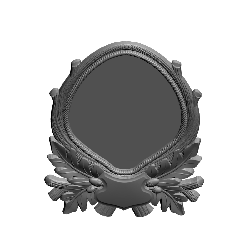 картинка Рамка резная D14-573 3D-STL.COM