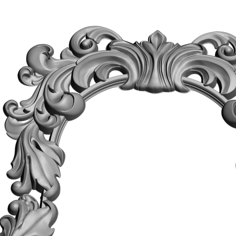 картинка Рама резная D14-483 3D-STL.COM