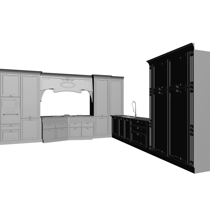 картинка Кухня M5-014 3D-STL.COM