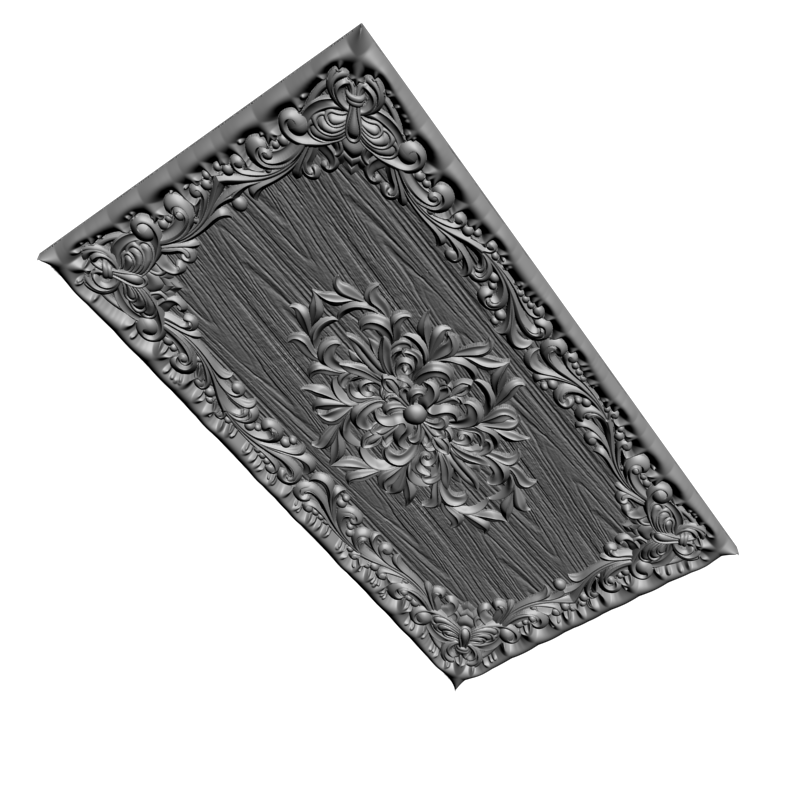 картинка Нарды Растительный орнамент PI2-109 3D-STL.COM