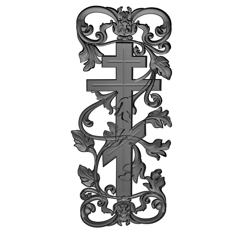 картинка Накладка декоративная рамная D10-394 3D-STL.COM
