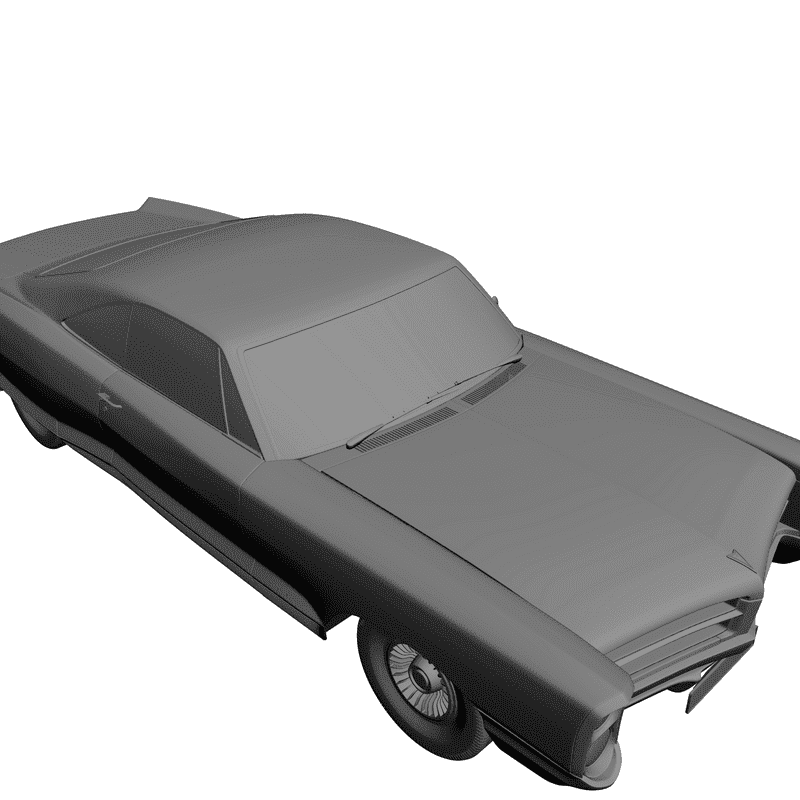 картинка Авто Pontiac Bonneville RT3-009 3D-STL.COM