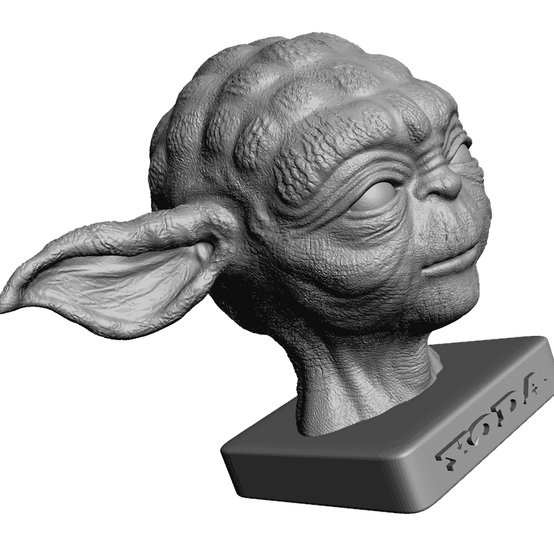 картинка Yoda PI1-053 3D-STL.COM