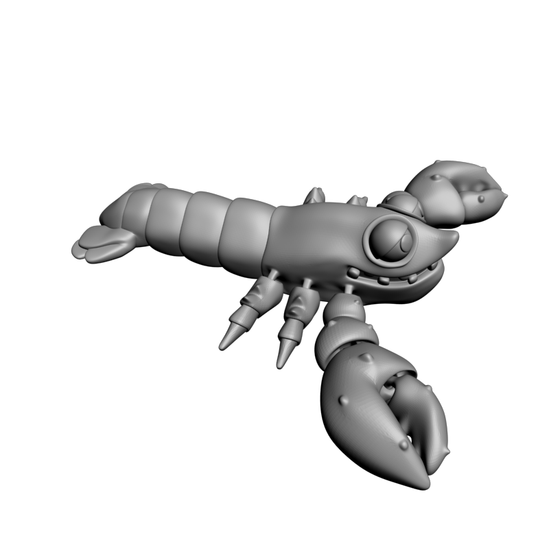 картинка Лобстер Флекси F2-033 3D-STL.COM
