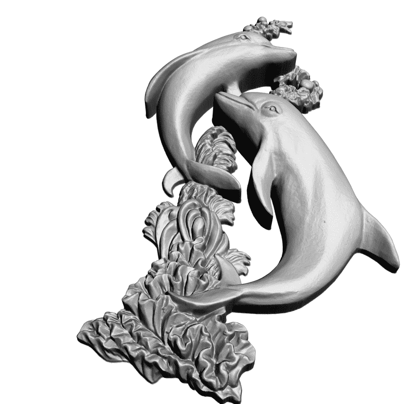 картинка Дельфины F5-004 3D-STL.COM