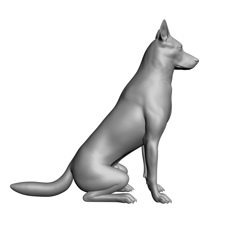 картинка Овчарка F1-291 3D-STL.COM
