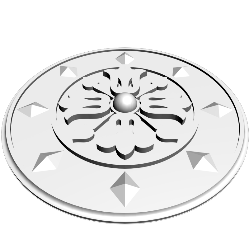 картинка Розетка резная D16-322 3D-STL.COM
