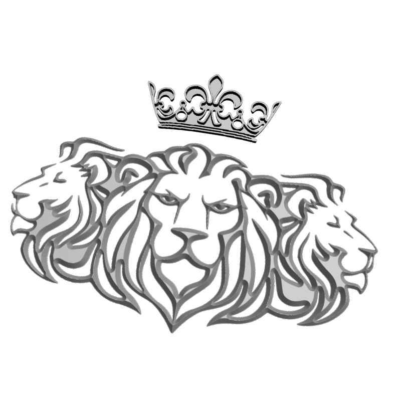картинка Накладка декоративная Три льва D10-430 3D-STL.COM
