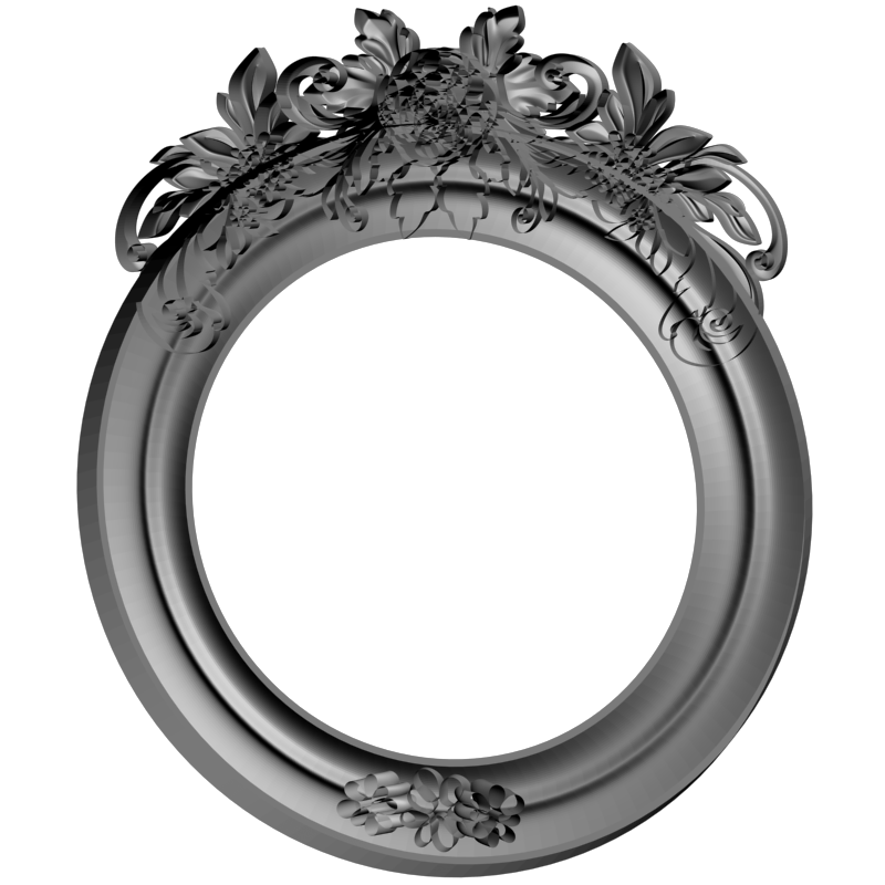 картинка Круглое зеркало D14-375 3D-STL.COM
