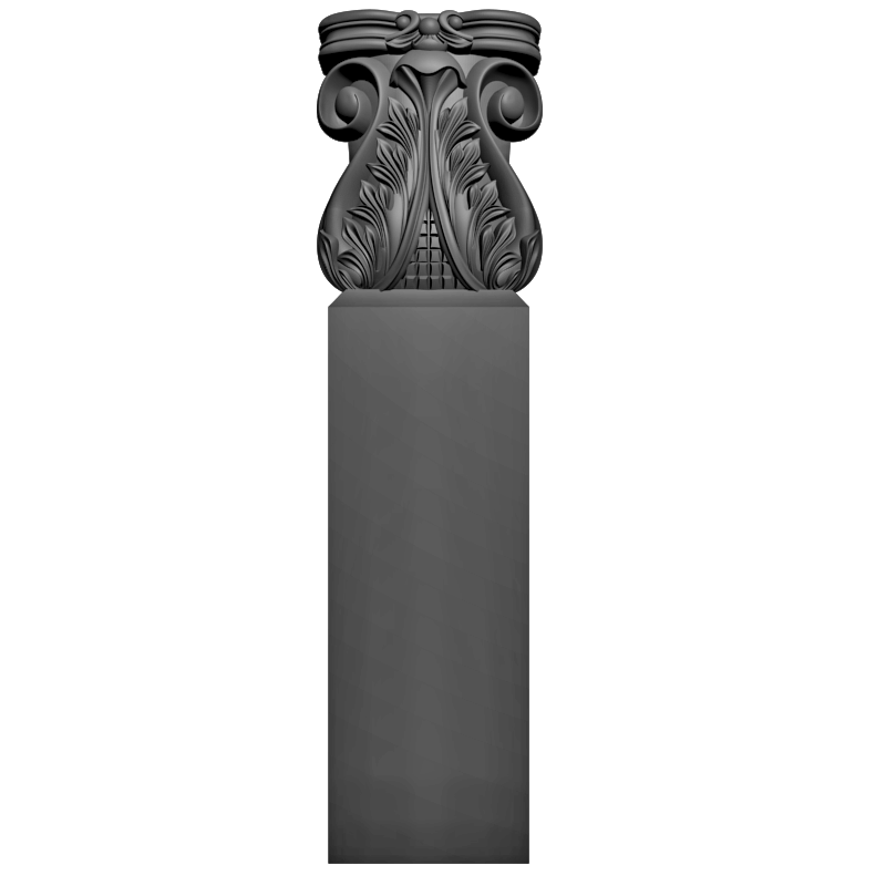 картинка Кронштейн резной D9-204 3D-STL.COM
