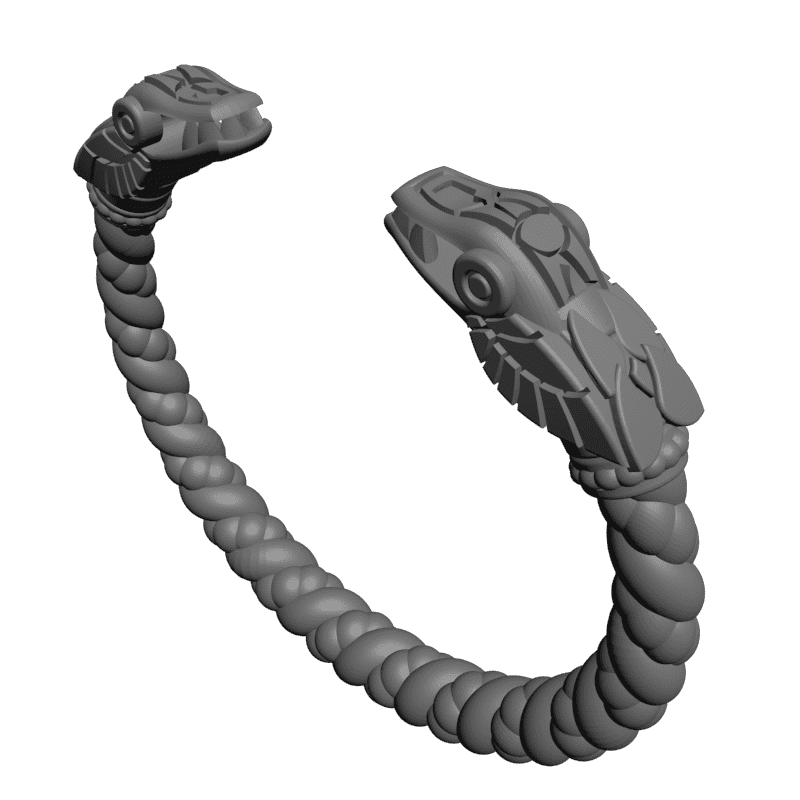 картинка Браслет Змеи RY1-011 3D-STL.COM